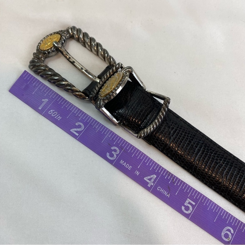 Brighton “Museum” Collection Snakeskin Leather Belt - Picture 4 of 16